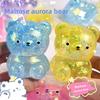 Ursuleț Gummy cu Paiete Squishy Super Moale Jucărie Fidget Splat Urs de Strâns pentru Ameliorarea Stresului pentru Anxietate Animal Drăguț Cadou Senzorial pentru Adult