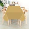 6 Pack Disposable Plastic Tablecloths for Parties, Weddings, Birthdays, Christmas, Anniversaries| Durable Machine-Made Buffet Table Coverings