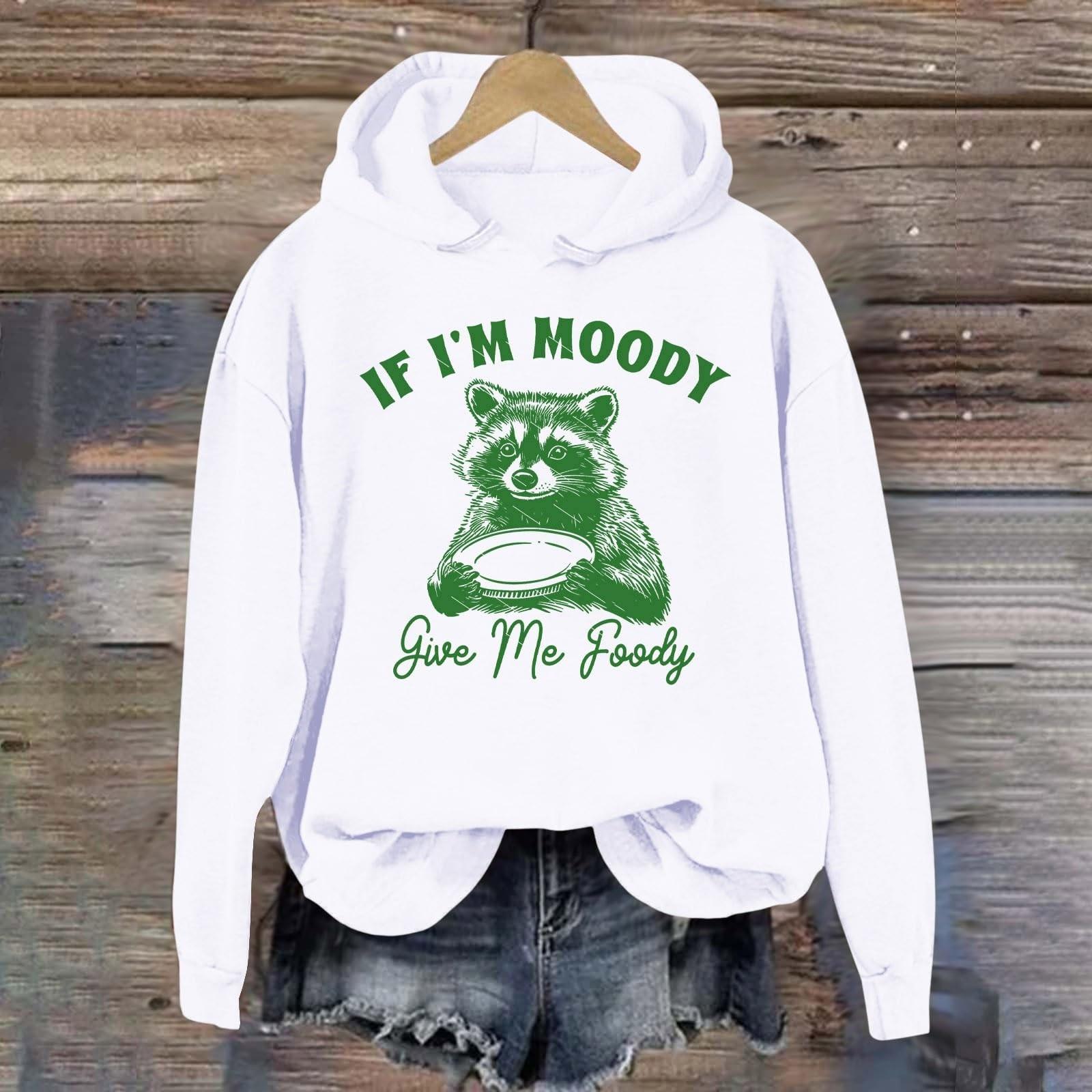 

Жіночі модні легкі пуловери з довгими рукавами та кишенями Худі з графікою L білий