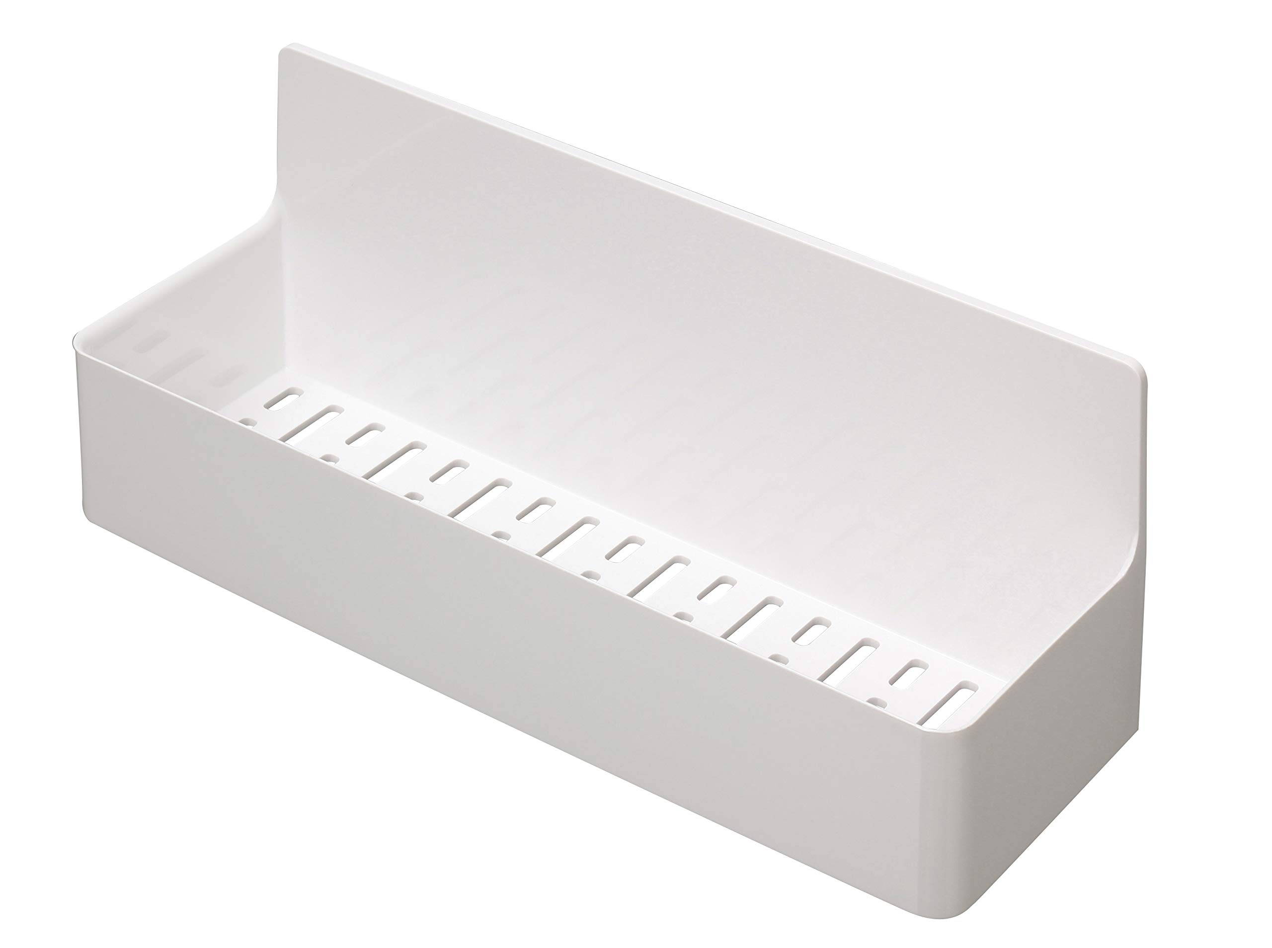 

Towa Sangyo Bathroom Rack, White, Approx. 28.3 x 9.4 x 11.2 cm, Magnetic SQ, Bath Pocket, Wide, 39208