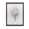 Tęczowe Lody Tęczowe Lody, 50X70 Cm, Bez Ramy, Płótno Premium Na Blejtramie