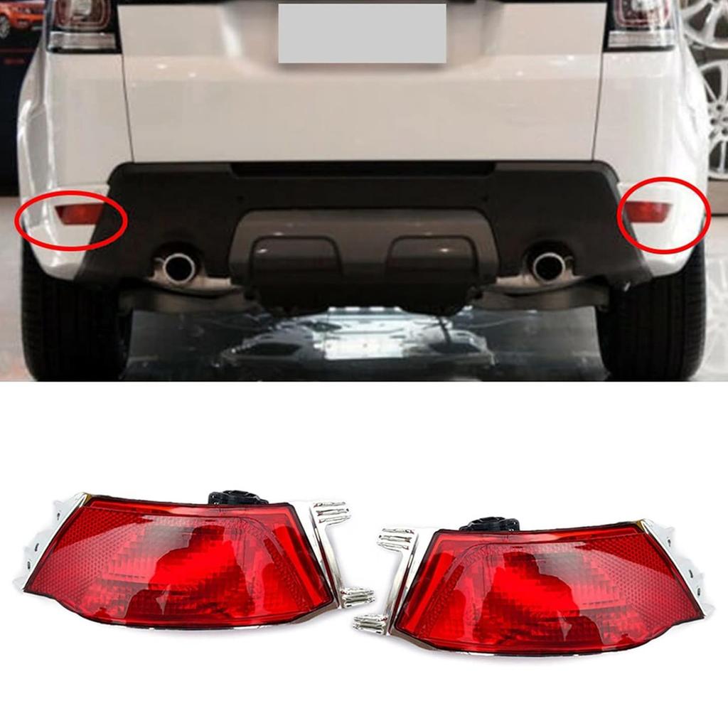 Auto Accessory Car Rear Bumper Fog Light Replacement for Sport L494 14-22 Tail Brake Light LR043985 LR043983