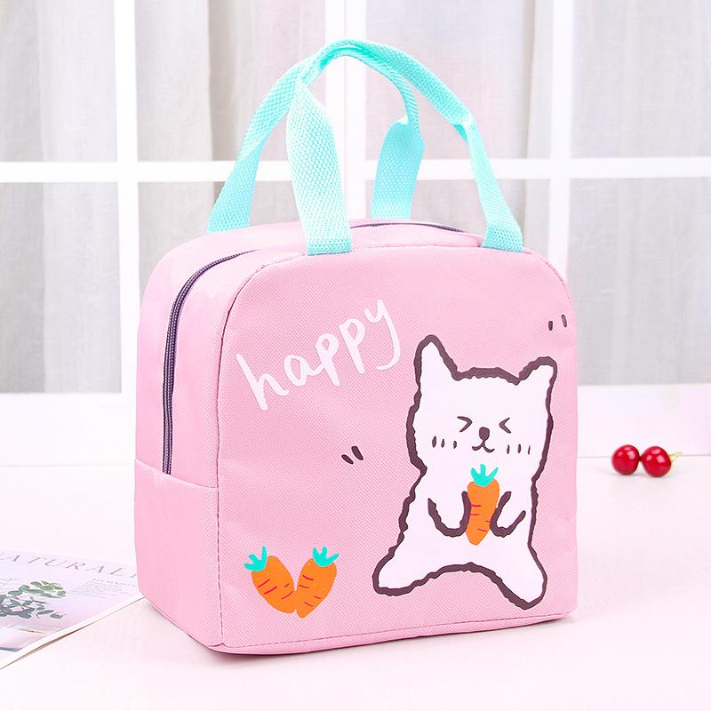Niedlicher Stil Erwachsene Bento Tasche Extra Große Studenten Lunchtasche Handheld Verbessern Aussehen Isolierte Lunchtasche Aufbewahrung Lunchtasche