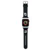 Pasek Do Apple Watch Karl Lagerfeld 42mm 3D Rubber Czarne