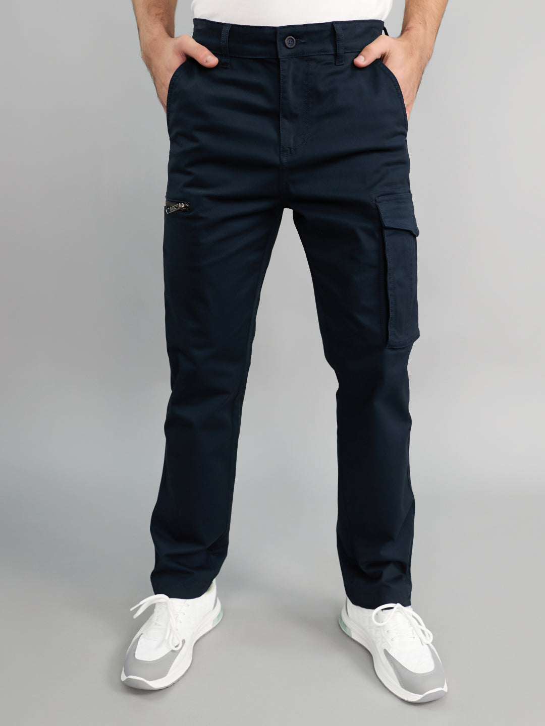 Monte Carlo Men Cargo Navy Blue 30 темно-синий
