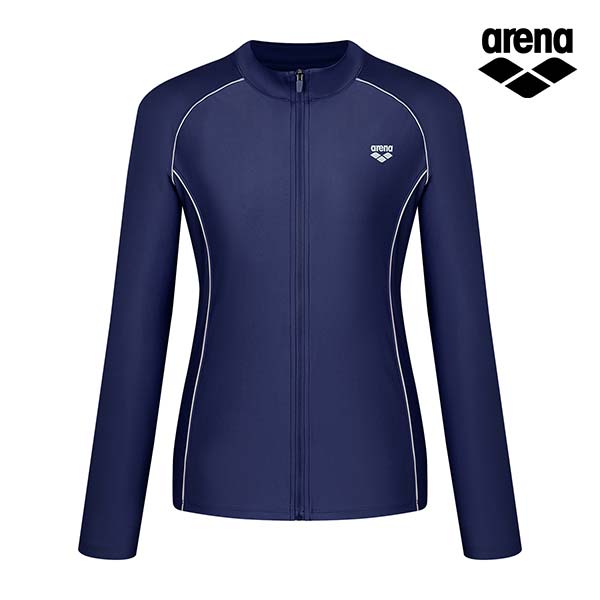 Alena Active Relax Fit Zip-Up Rash Guard A4Bl1Qr48Dpl