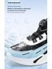Boys' and Girls' 2025 New Style Waterproof Leather Running Sneakers with Rotating Button