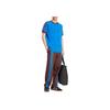 adidas Originals Striped Crew Neck Slim Fit Raglan Short Sleeve T-Shirt Men Tops Blue JN5964