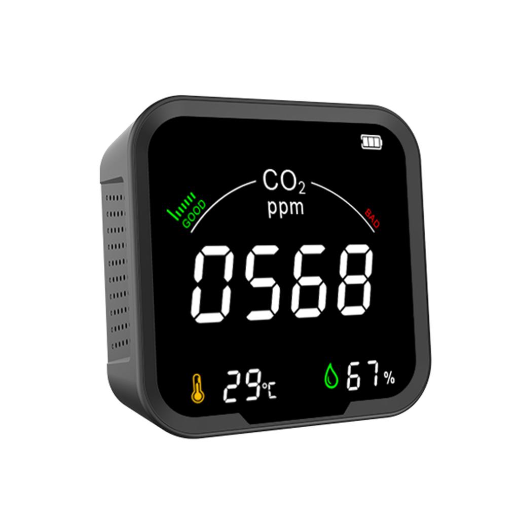 Infrared Carbon Dioxide Meter 400-5000PPM CO2 Detector Air Quality Monitor Temperature Humidity