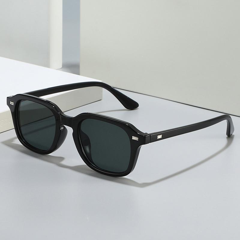 SHAUNA New Square Candy Color Women Sunglasses Retro Rivets Men Trending Orange Sun Glasses Shades UV400