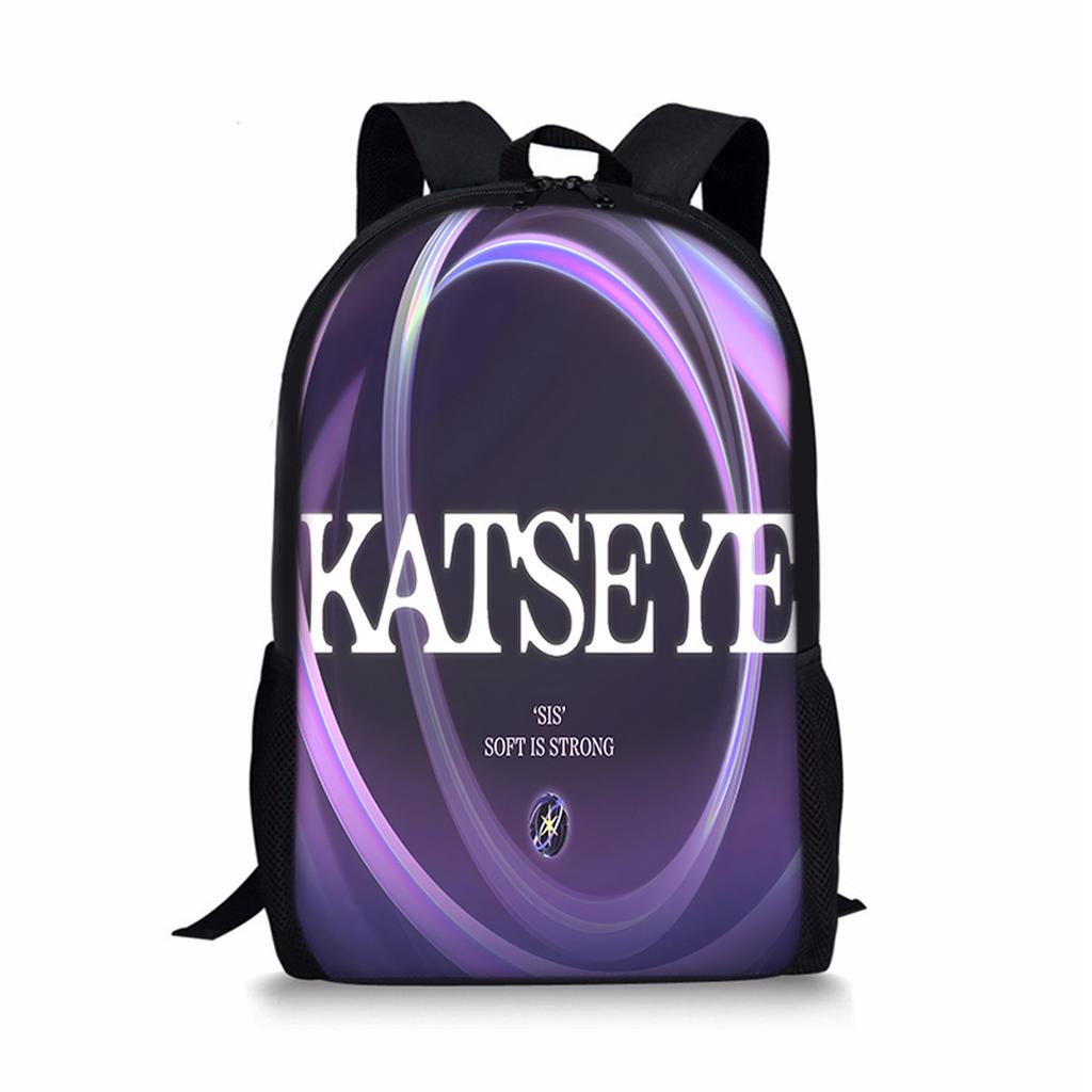 Popular Youthful Kpop Katseye Student School Bags Notebook Backpacks 3D Printed Oxford Waterproof Boys/Girls Travel Bags