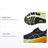 Gel Kayano 31 Indigoblau Gelb Herren Sneaker Gunmetal 1011B867-403