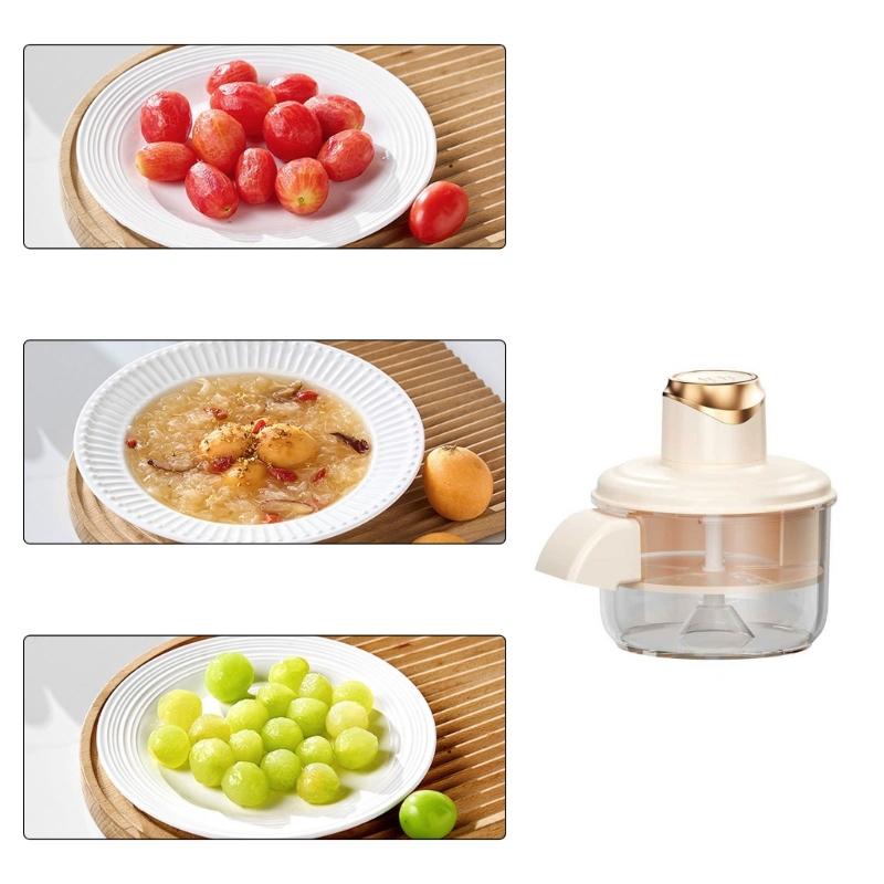 Rechargeable Grape Peeling Machine Electric Automatic Fruit Peeler With Stainless Steel Blade Household Appliance