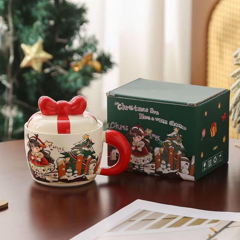 Weidu Retro Santa Claus Ceramic Mug