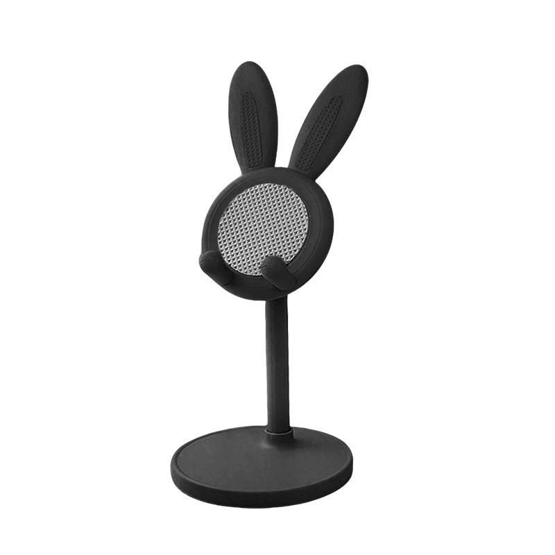 Support de téléphone portable Lapin Mignon - Cadre de support surélevé pour bureau Personne Paresseuse - Support de téléphone portable pour personne paresseuse
