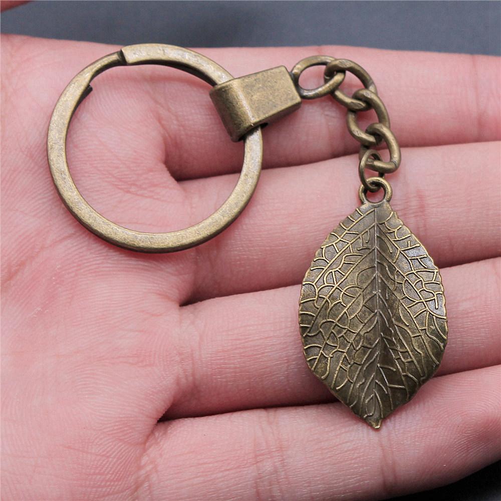 Tree of Life Nature Growth Pendant Antique Bronze Metal Keychain Trendy Gift for Nature Lovers