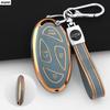 7 Buttons Tpu Style Car Key Case Cover Shell For Hyundai Kona Ev Grandeur Gn7  Keyless Protector Bag Keychain Accessories