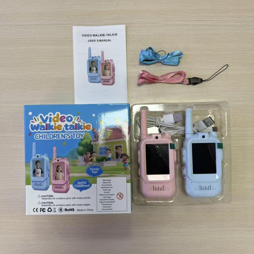 Interfone de Vídeo Sem Fio HD de Longo Alcance para Crianças com Tela Colorida