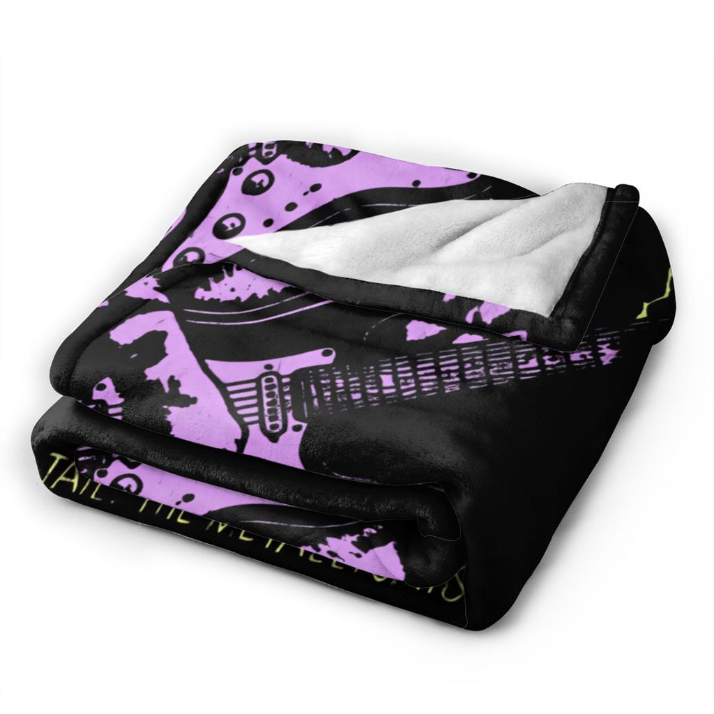 D-Deftoness Nu Metal Flannel Blanket Winter  Super Soft Bedding Throws for Students Couch Bed Funny Bedspread Sofa Bed Cover