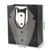 2/5pcs New Recyclable Party Supplies Tuxedo Groomsmen Thank You Shop Loot Gift Bag with Handles