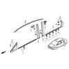 New Rubber Car Roof Side Molding Trim Kit For 2012-15 Honda Civic Sedan LH + RH