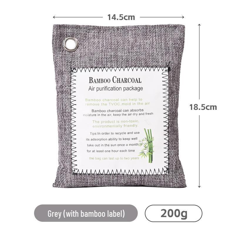 Exclusive Bamboo Charcoal Bag: 200g Activated Carbon for Car Odor and Formaldehyde Removal