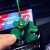 Christmas Car Center Console Four  Clovers Dashboard Ornament Fun Decoration