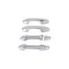 For Kia Seltos Carbon Chrome Car Side Door Handle Decoration Cover Trim Exterior Styling Frame    2022