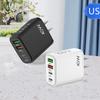 PD40W Mobile Charger: QC3.0 Fast Charging, 2U+2C Multi-Port, EU/UK Standards