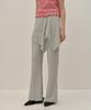 Kamino Terry Wrap Skirt Bootcut Pants Gray