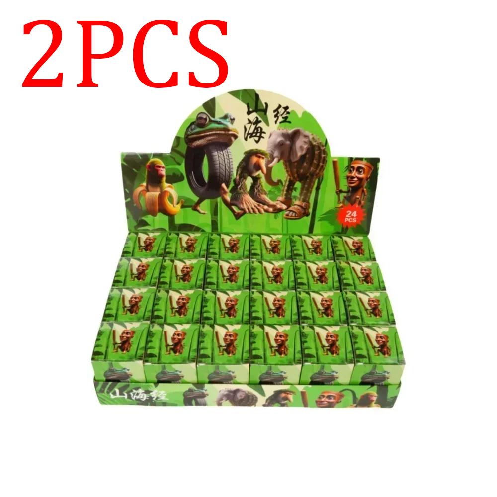 24Pcs Italian Brainrot Blind Box Toy Tralarero Tralala Tungtungtung Sahur Bombardinocrocodilo Figures Key Chain Collectible Toys
