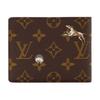 Louis Vuitton Monogram Forest Print Coated Canvas Wallet Men Wallets Brown M27057