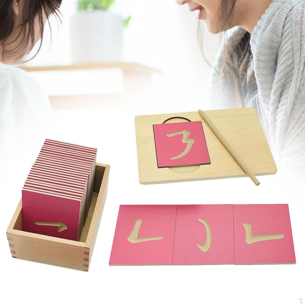 Children Chinese Letters Board Strokes Alphabet Tracing Tool Recognition Educational Toy for