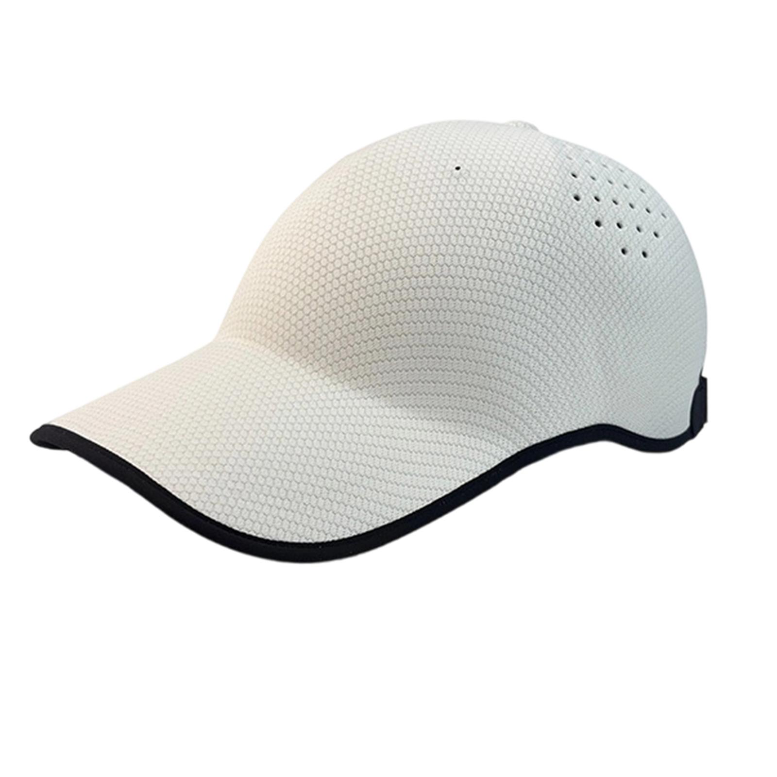 One-piece Molded Baseball Cap For Men, Seamless, Quick-drying, Breathable Outdoor Hat One Size белый