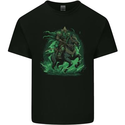 A Fantasy Wizard On Horseback Warlock Magician Unisexs Light Cotton TShirt