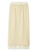 FRAY I.D. Pierre Cardin Sheer Layered Straight Skirt FWCS244810 Women's CRM