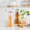 1pcs Patchwork Hand Crank Pepper Grinder Adjustable Hand Grinder Coffee Bean Kitchen Household Seasoning Bottle
