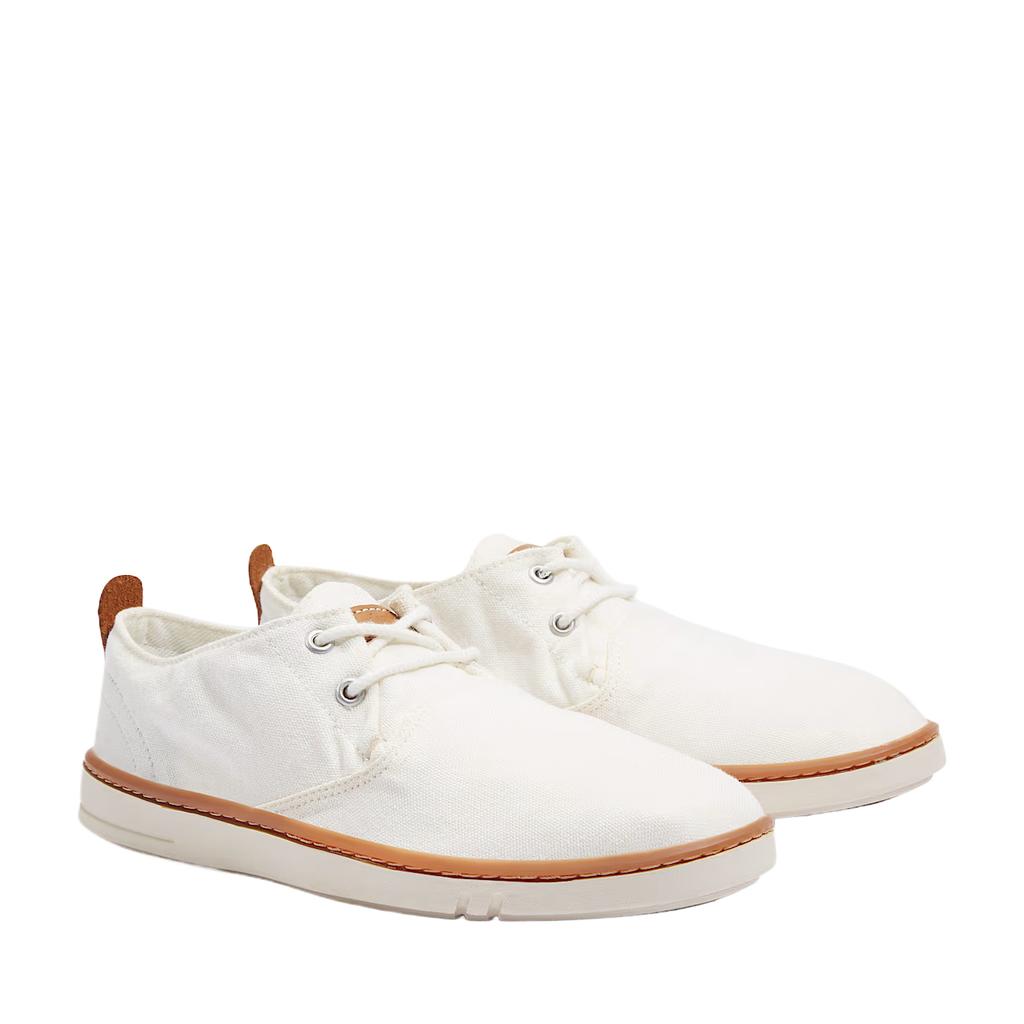 Timberland Hooksett Series Canvas Soft Comfortable Classic Trend Low Top Sneakers Men sneakers White TB0A6CNJET7