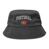 Hip Hop Portugal Flagge Portugiesischer Fischerhut Unisex Faltbar Outdoor Angeln Fischer Unisex Kappe Bob Hüte