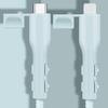 10Pcs Soft Silicone Charger Cable Protector Anti-Break Anti-Tangle Charging Cord Cover for Data Cable