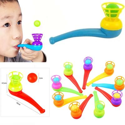 5/20 PZ Tubo Soffiante Appeso per Bambini Gioco della Palla Soffiata Allenamento Sensoriale dell'Equilibrio Palla Soffiata Galleggiante Gioco Magico Genitore-Figlio