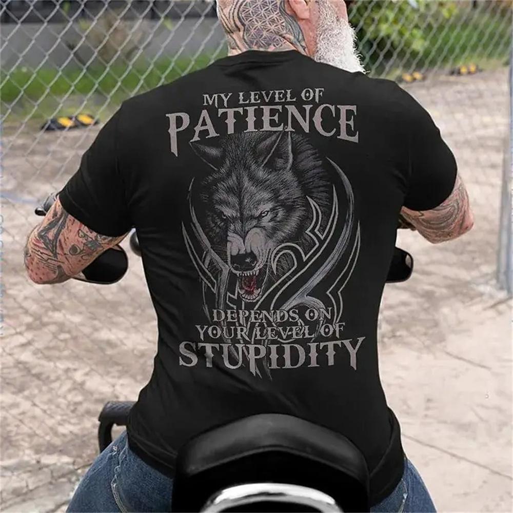 Men's Skull Motorcycle Retro T-Shirt Cotton Printed Short Sleeve Shirt Oversized Fashion Cool Men's Street Summer Clothing