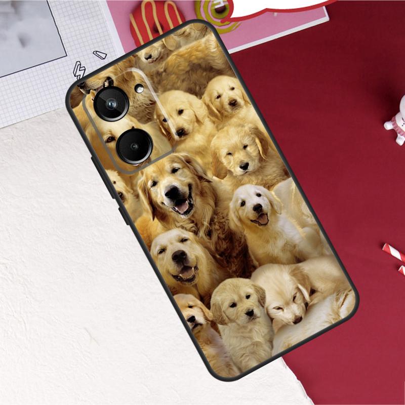Golden Retriever Dog Case For Realme 10 Pro Plus 8 9 C35 C31 C30 C11 C15 C21Y C25Y GT Neo 3T 2T GT Neo 5 Cover