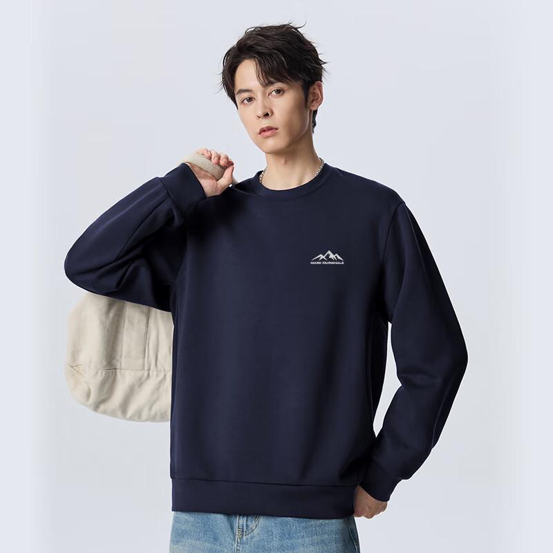 Mark Fairwhale Men's Heavyweight Air Layer Round Neck Sweatshirt