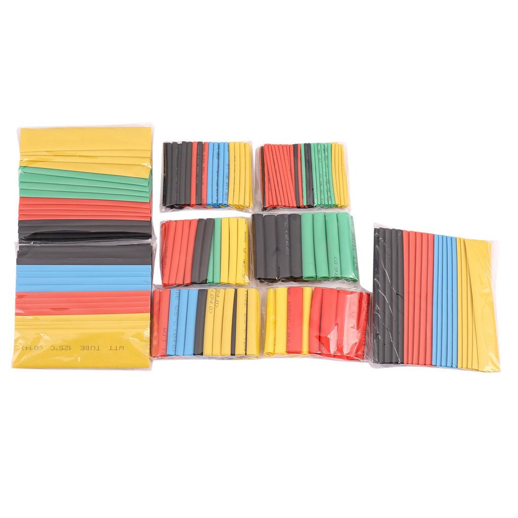A34R 656Pcs Car Electrical Cable Heat Shrink Tube Tubing Wrap Sleeve Assortment