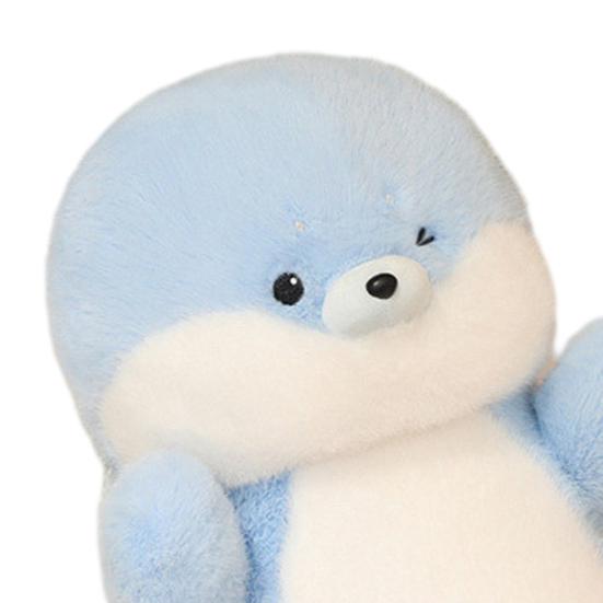 70CM Seal Doll Plush Body Pillow 70cm Soft Stuffed Elongated Seal Pillow for Sleeping Back