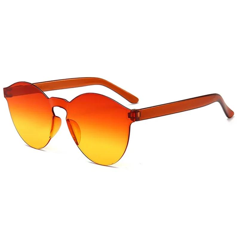 Women Luxury Vintage Sunglasses Clear Color Candy Design Sun Glasses Fashion Eyewear Trendy Accessories