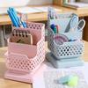 Three-Layer Desktop Pen & Cosmetic Storage Box with Phone Holder