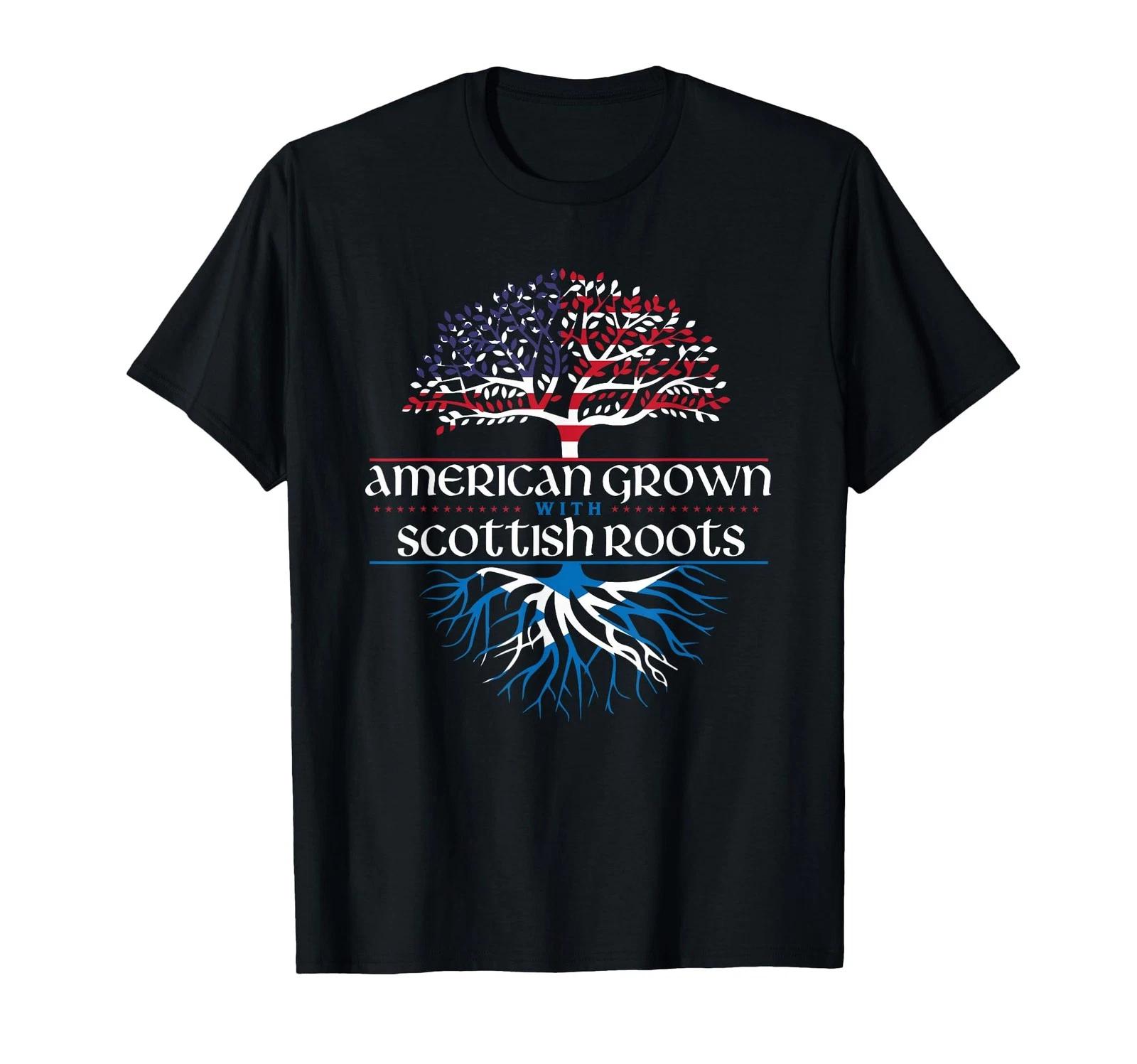 American Grown with Scottish Roots - Scotland Pride Heritage T-Shirt 3XL