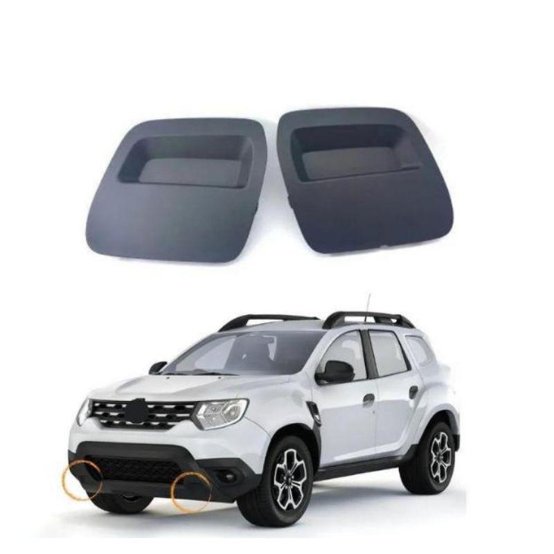 Front Bumper Towbar Eye Cover Black (1 Set) for Renault Duster 2018+ Oem 511812958R 511812958R